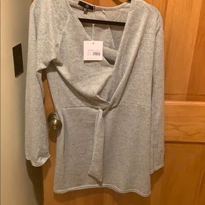 NWT MissGuided Front Knot Shift Dress